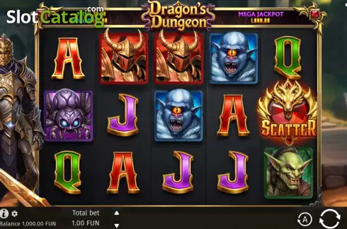 Οθόνη2. Dragon's Dungeon Κουλοχέρης