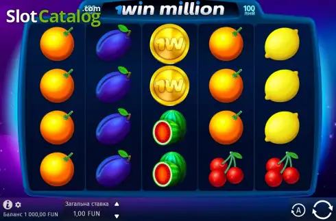 Οθόνη2. 1Win Million Κουλοχέρης