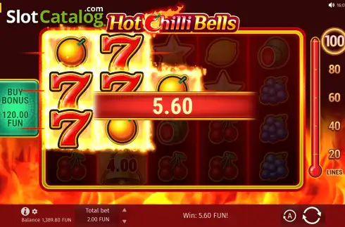 Οθόνη3. Hot Chilli Bells Κουλοχέρης