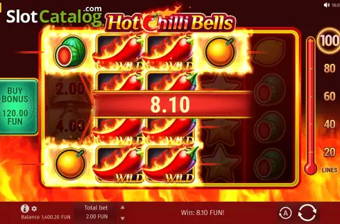 Οθόνη5. Hot Chilli Bells Κουλοχέρης