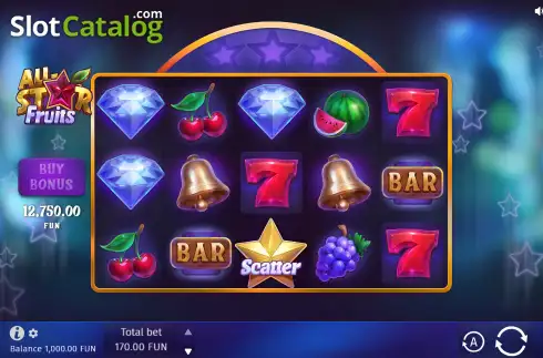 Οθόνη2. All-Star Fruits Κουλοχέρης