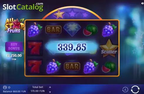 Οθόνη3. All-Star Fruits Κουλοχέρης