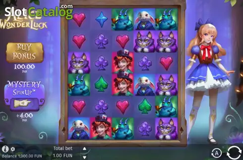Οθόνη2. Alice WonderLuck Κουλοχέρης