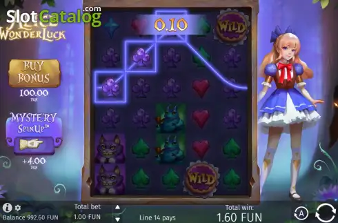 Οθόνη3. Alice WonderLuck Κουλοχέρης