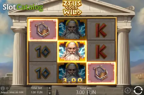 Οθόνη3. Zeus Goes Wild Κουλοχέρης