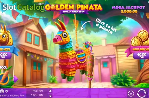 Οθόνη2. Golden Pinata Hold & Win Κουλοχέρης
