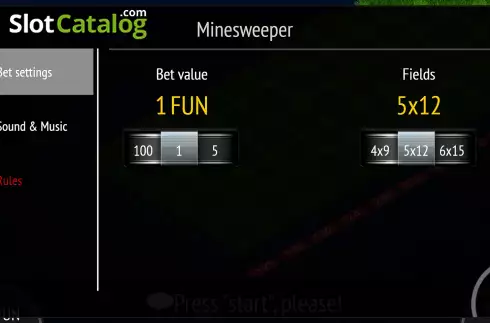 Οθόνη8. Minesweeper (BGAMING) Κουλοχέρης