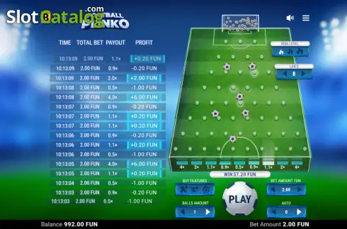 Οθόνη3. Football Plinko Κουλοχέρης