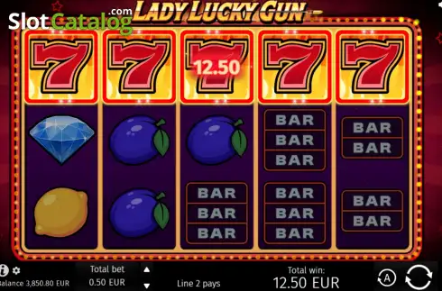Οθόνη2. Lucky Lady Gun Κουλοχέρης
