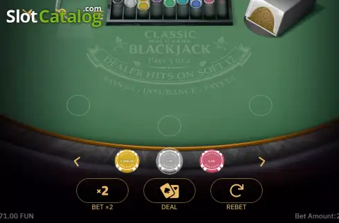 Οθόνη2. Classic Multihand Blackjack Κουλοχέρης 