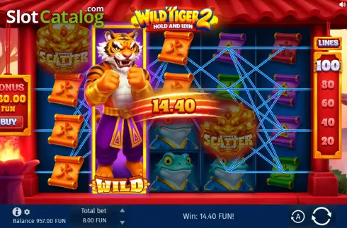 Οθόνη3. Wild Tiger 2 Κουλοχέρης 
