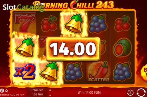 Οθόνη3. Burning Chilli 243 Κουλοχέρης 