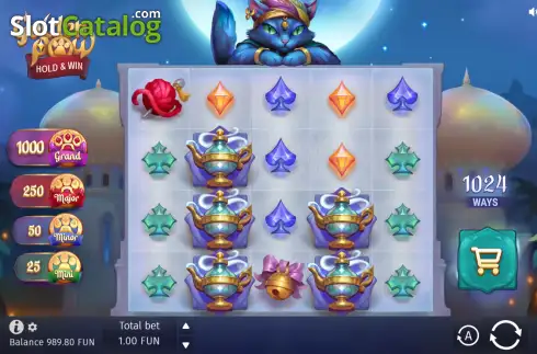 Οθόνη2. Golden Paw Hold & Win Κουλοχέρης
