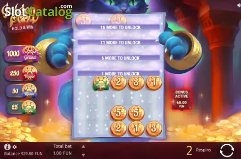 Οθόνη3. Golden Paw Hold & Win Κουλοχέρης