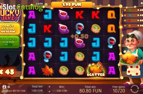 Οθόνη3. Lucky Turkey Κουλοχέρης 