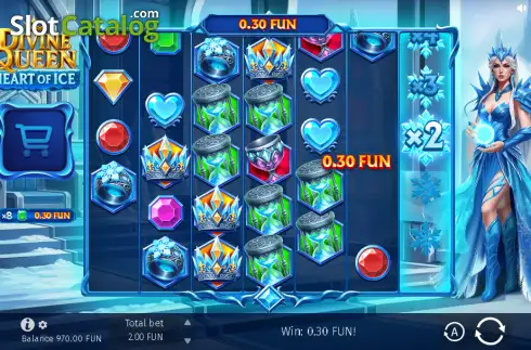 Οθόνη3. Divine Queen: Heart of Ice Κουλοχέρης