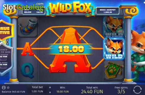 Οθόνη3. Wild Fox Κουλοχέρης