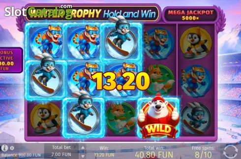 Οθόνη3. Winter Trophy Hold and Win Κουλοχέρης