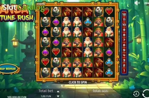 Οθόνη2. Panda Fortune Rush Κουλοχέρης