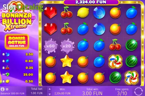 Οθόνη3. Bonanza Billion Xtreme Κουλοχέρης 