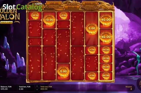 Οθόνη3. Golden Avalon Hold and Win Κουλοχέρης