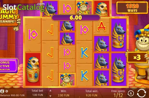 Οθόνη3. Magic Mummy Megaways Κουλοχέρης