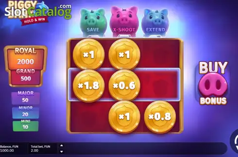 Οθόνη2. Piggy Bank Hold & Win Κουλοχέρης