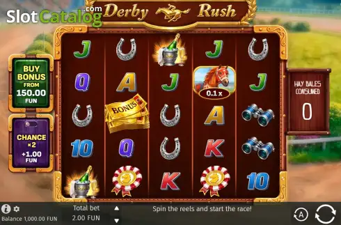 Οθόνη2. Derby Rush Κουλοχέρης 