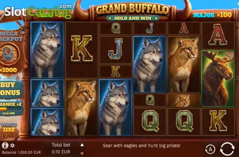 Οθόνη2. Grand Buffalo Hold & Win Κουλοχέρης
