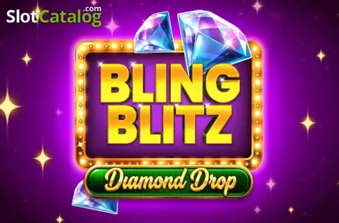 Bling Blitz Diamond Drop Λογότυπο Bling Blitz Diamond Drop Λογότυπο