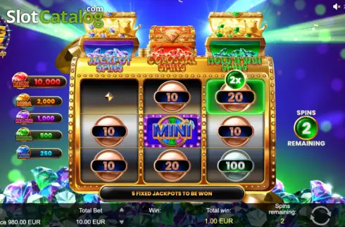 Οθόνη3. Bling Blitz Diamond Drop Κουλοχέρης