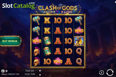 Οθόνη2. Clash of Gods: Anubis vs Hades Κουλοχέρης