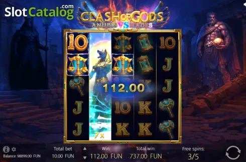 Οθόνη3. Clash of Gods: Anubis vs Hades Κουλοχέρης