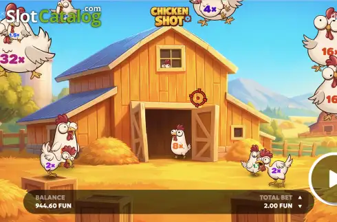 Οθόνη3. Chicken Shot Κουλοχέρης