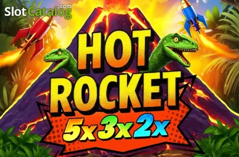 Hot Rocket 5x 3x 2x Λογότυπο Hot Rocket 5x 3x 2x Λογότυπο