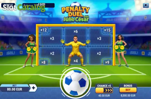 Οθόνη2. Penalty Duel with Júlio César Κουλοχέρης
