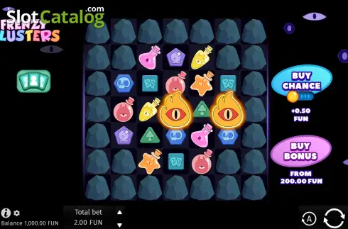 Οθόνη2. Frenzy Clusters Κουλοχέρης