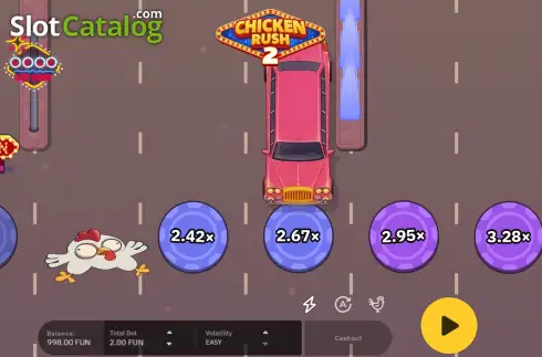 Οθόνη2. Chicken Rush 2 Κουλοχέρης