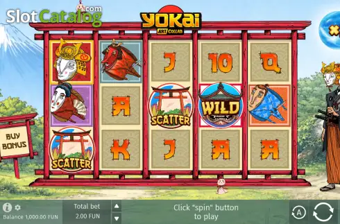 Οθόνη2. Yokai (BGAMING) Κουλοχέρης