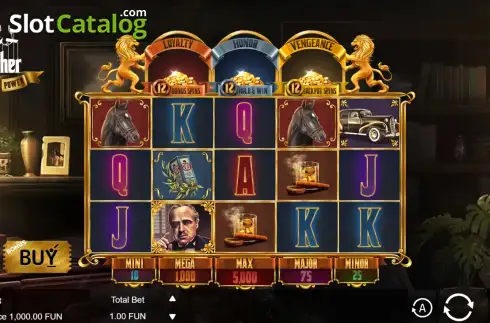 Οθόνη2. The Godfather: 3 Pillars of Power (BGAMING) Κουλοχέρης 