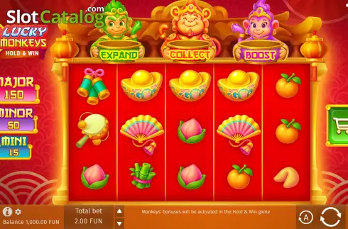 Οθόνη2. 3 Lucky Monkeys Κουλοχέρης