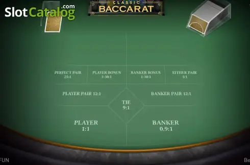Οθόνη2. Classic Baccarat (BGAMING) Κουλοχέρης