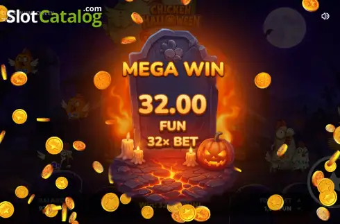 Οθόνη3. Chicken Halloween Κουλοχέρης 