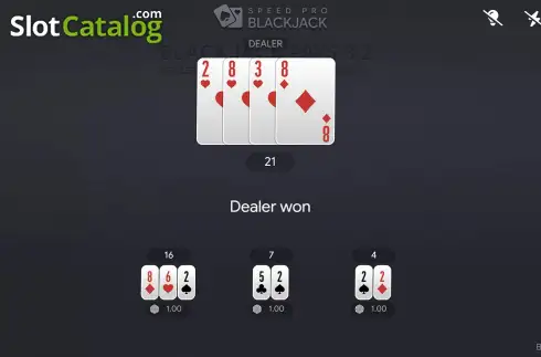 Οθόνη3. Speed Blackjack Pro Κουλοχέρης 