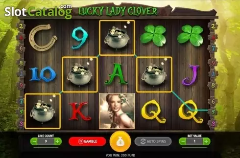 Οθόνη4. Lucky Lady's Clover Κουλοχέρης