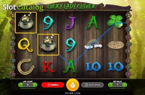 Οθόνη5. Lucky Lady's Clover Κουλοχέρης