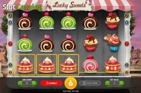 Οθόνη3. Lucky Sweets Κουλοχέρης