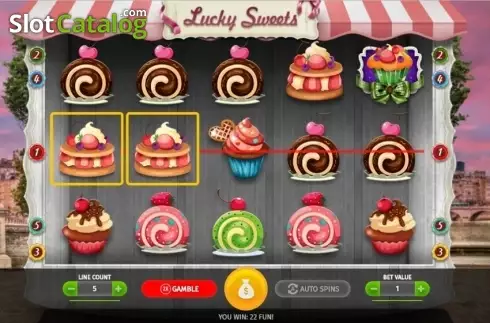Οθόνη4. Lucky Sweets Κουλοχέρης