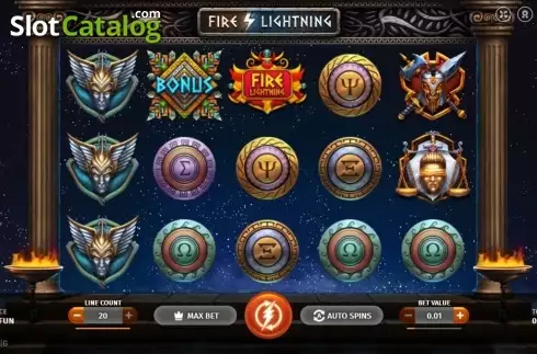 Οθόνη2. Fire Lightning Κουλοχέρης