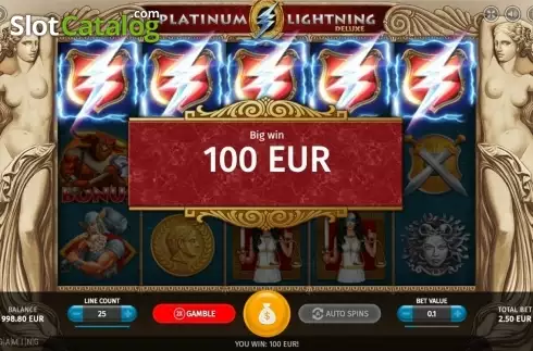 Οθόνη2. Platinum Lightning Deluxe Κουλοχέρης
